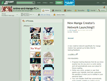 Tablet Screenshot of anime-and-manga-fc.deviantart.com