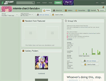 Tablet Screenshot of miemie-chan3-fanclub.deviantart.com