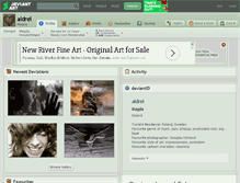 Tablet Screenshot of aldrei.deviantart.com