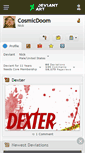 Mobile Screenshot of cosmicdoom.deviantart.com
