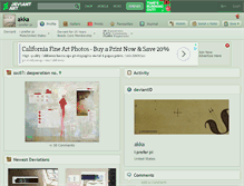 Tablet Screenshot of akka.deviantart.com