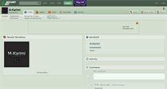 Desktop Screenshot of m-karimi.deviantart.com