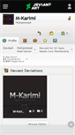 Mobile Screenshot of m-karimi.deviantart.com
