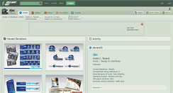 Desktop Screenshot of djac.deviantart.com