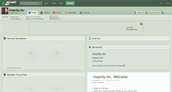 Desktop Screenshot of insanity-inc.deviantart.com