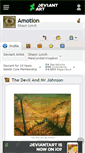 Mobile Screenshot of amotion.deviantart.com
