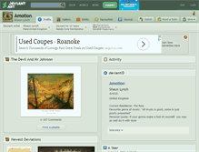 Tablet Screenshot of amotion.deviantart.com