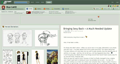 Desktop Screenshot of blue-cat00.deviantart.com