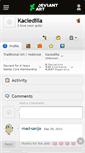 Mobile Screenshot of kaciedilla.deviantart.com