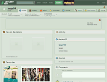 Tablet Screenshot of loser99.deviantart.com