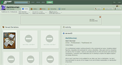 Desktop Screenshot of marknewman.deviantart.com