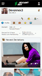 Mobile Screenshot of devonnex3.deviantart.com