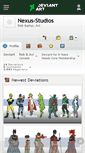Mobile Screenshot of nexus-studios.deviantart.com