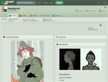 Tablet Screenshot of mayabyron.deviantart.com