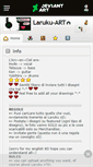 Mobile Screenshot of laruku-art.deviantart.com