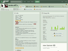 Tablet Screenshot of laruku-art.deviantart.com
