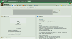 Desktop Screenshot of demonlov.deviantart.com