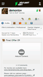 Mobile Screenshot of demonlov.deviantart.com