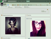 Tablet Screenshot of fekb.deviantart.com