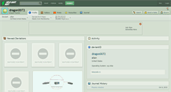 Desktop Screenshot of dragon0072.deviantart.com