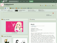 Tablet Screenshot of fireblazescorch.deviantart.com