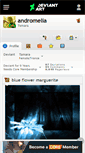 Mobile Screenshot of andromelia.deviantart.com
