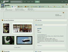 Tablet Screenshot of goodle.deviantart.com