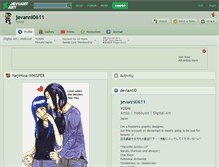 Tablet Screenshot of jevanni0611.deviantart.com
