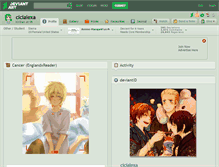 Tablet Screenshot of cicialexa.deviantart.com