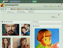 Tablet Screenshot of curiousgeorge43545.deviantart.com