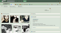 Desktop Screenshot of christinee-xo.deviantart.com