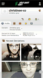 Mobile Screenshot of christinee-xo.deviantart.com