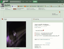 Tablet Screenshot of dawitch.deviantart.com