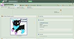 Desktop Screenshot of cookiesncreamy.deviantart.com