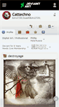 Mobile Screenshot of cattechno.deviantart.com
