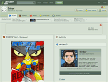 Tablet Screenshot of enker.deviantart.com