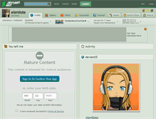 Tablet Screenshot of elenilote.deviantart.com