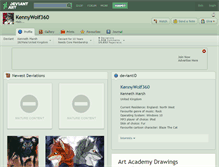 Tablet Screenshot of kennywolf360.deviantart.com
