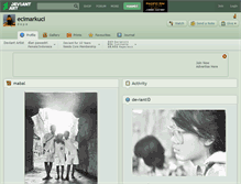 Tablet Screenshot of ecimarkuci.deviantart.com