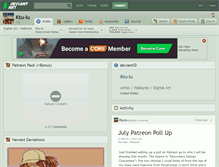 Tablet Screenshot of ktu-lu.deviantart.com
