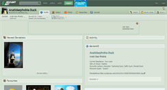 Desktop Screenshot of anatidaephobia-duck.deviantart.com