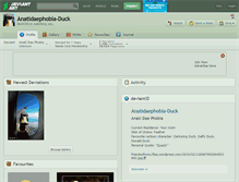 Tablet Screenshot of anatidaephobia-duck.deviantart.com