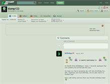 Tablet Screenshot of klomp123.deviantart.com