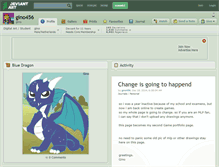 Tablet Screenshot of gino456.deviantart.com