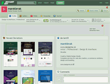 Tablet Screenshot of mareklevak.deviantart.com