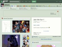 Tablet Screenshot of mssoara.deviantart.com