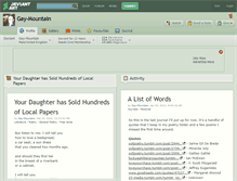 Tablet Screenshot of gay-mountain.deviantart.com