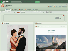 Tablet Screenshot of nellyasher.deviantart.com