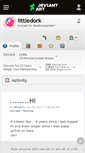 Mobile Screenshot of littledork.deviantart.com