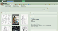 Desktop Screenshot of aoitsuki.deviantart.com